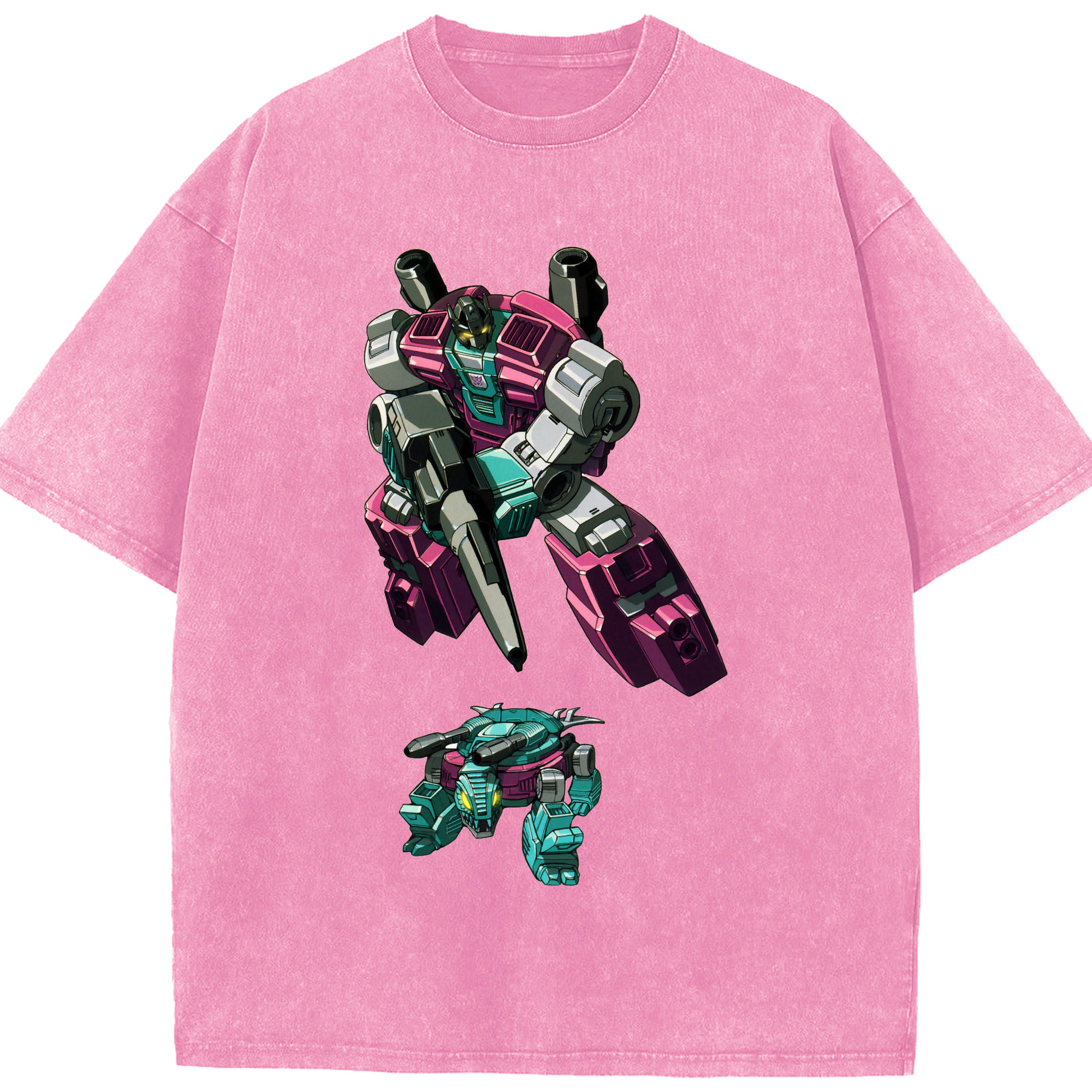 （画像用）  綿100% ヴィンテージ風 半袖Tシャツ（フロントプリント）